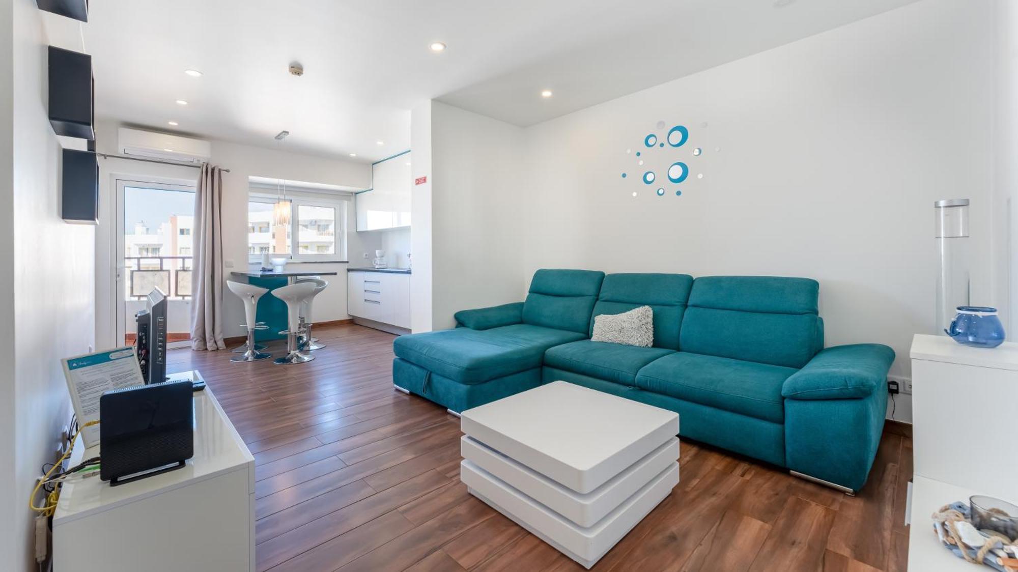 Serene Blue 1 Bdr Flat With Balcony By Lovelystay Portimão Eksteriør billede